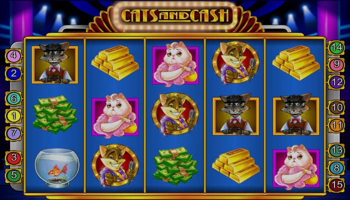 Игровой автомат Cats and Cash - Коты и Деньги
