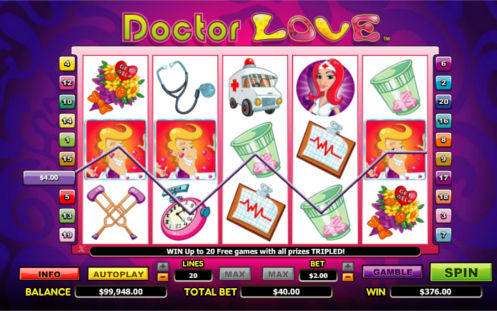 игровой автомат dr love - доктор любовь