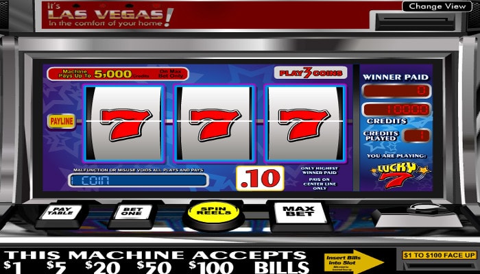 Игровой автомат Lucky 7 - Счастливые Семерки