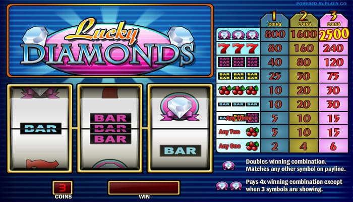 Игровой автомат Lucky Diamonds - Счастливые Бриллианты
