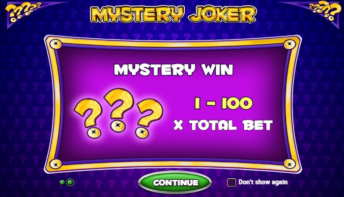 Игра Таинственный Джокер - Mystery Bonus