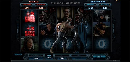 Slotosfera - Playtech - игровой автомат The Dark Knight Rises (Темный рыцарь)
