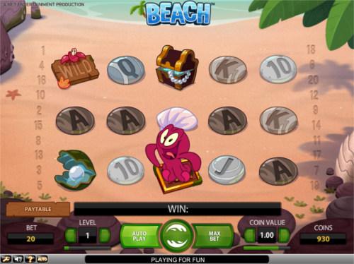 игровой автомат beach (пляж)