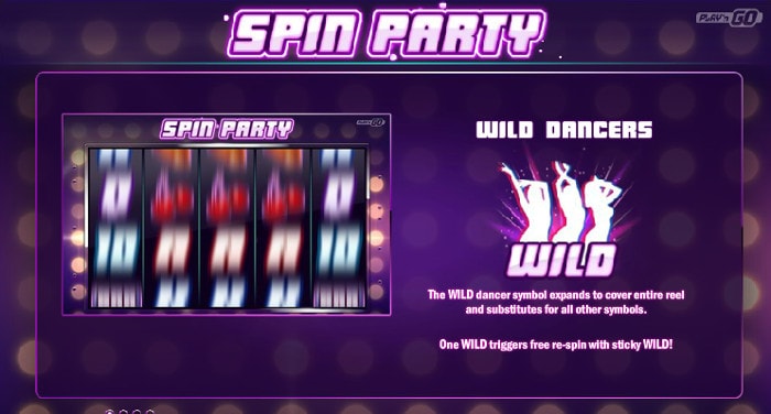Spin Party - служебный символ игры