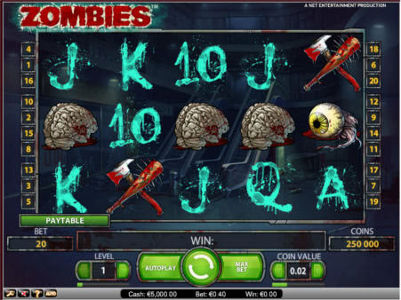 бесплатный игровой автомат онлайн Zombie